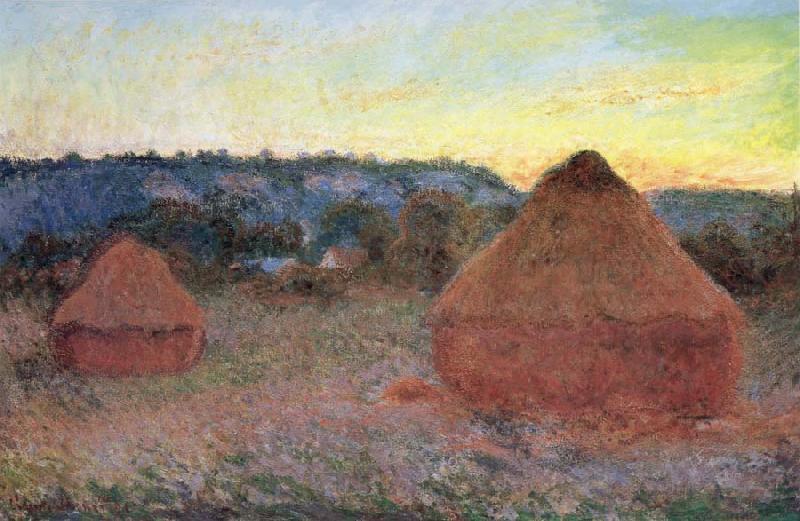 Claude Monet Deux Meules de Foin Spain oil painting art